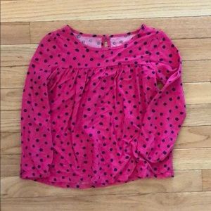 Kids polka dot top